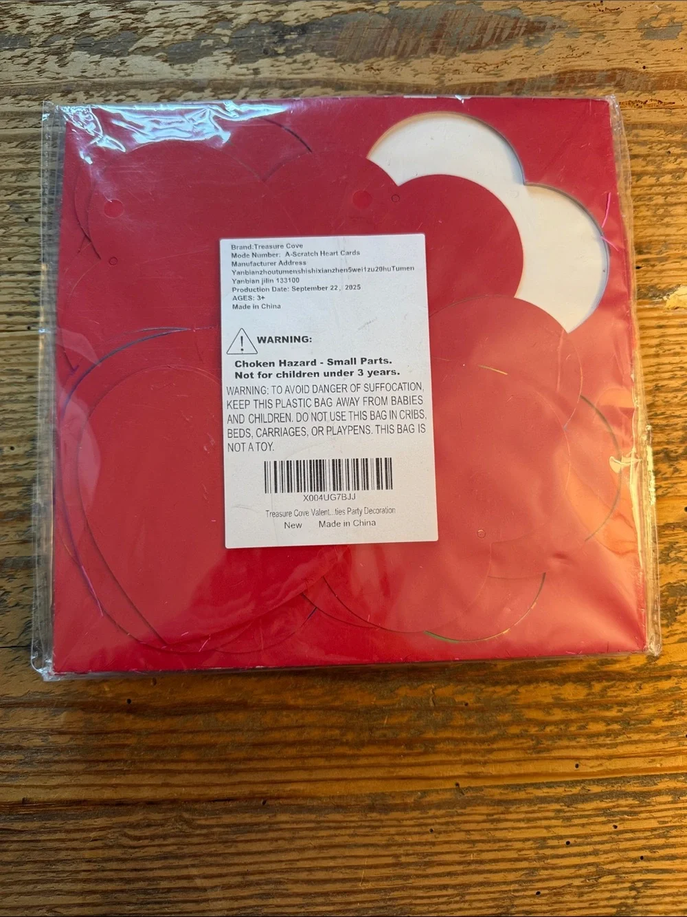 Scratch and design heart party kit